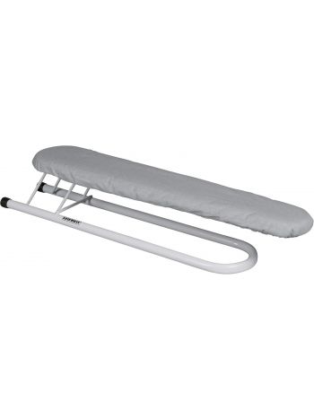 Ärmelbrett zum idealen Bügeln von Hemden- oder Blusenärmeln, zusammenklappbares und platzsparendes Ärmelbügelbrett dank integriertem Klappmechanismus, Fläche Bügelbrett 57 cm x 8,5 cm